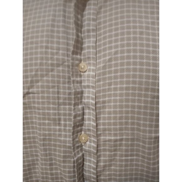 Burberry London Button Up Shirt Long Sleeve Men’s Gray 16.5-36 (L) USA Made - Picture 3 of 11